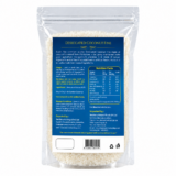 Back of 7Ray Fine Desiccated Coconut 500g pack showing the product label