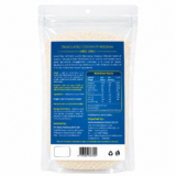 Back of 7Ray Medium Desiccated Coconut 500g pack showing the product label