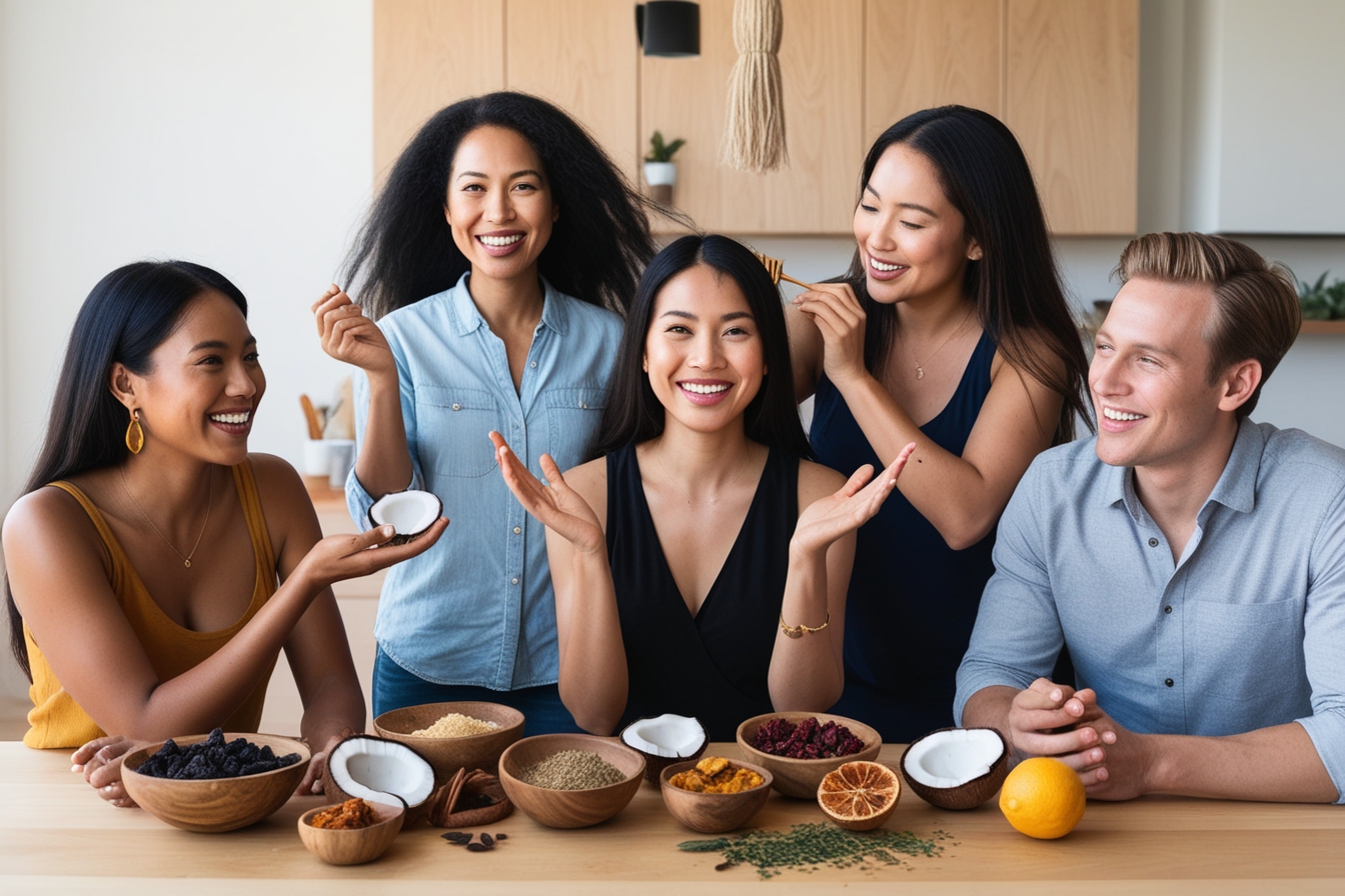 people happy, natural foods